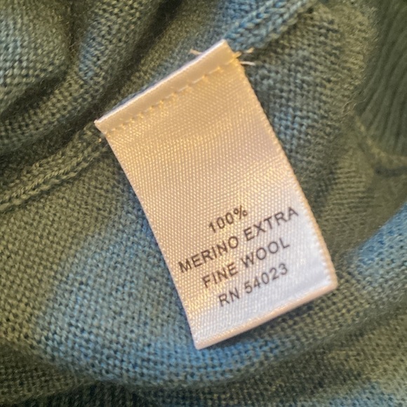 Banana Republic blue Striped Extra Fine Merino wool sweater - Picture 5 of 6